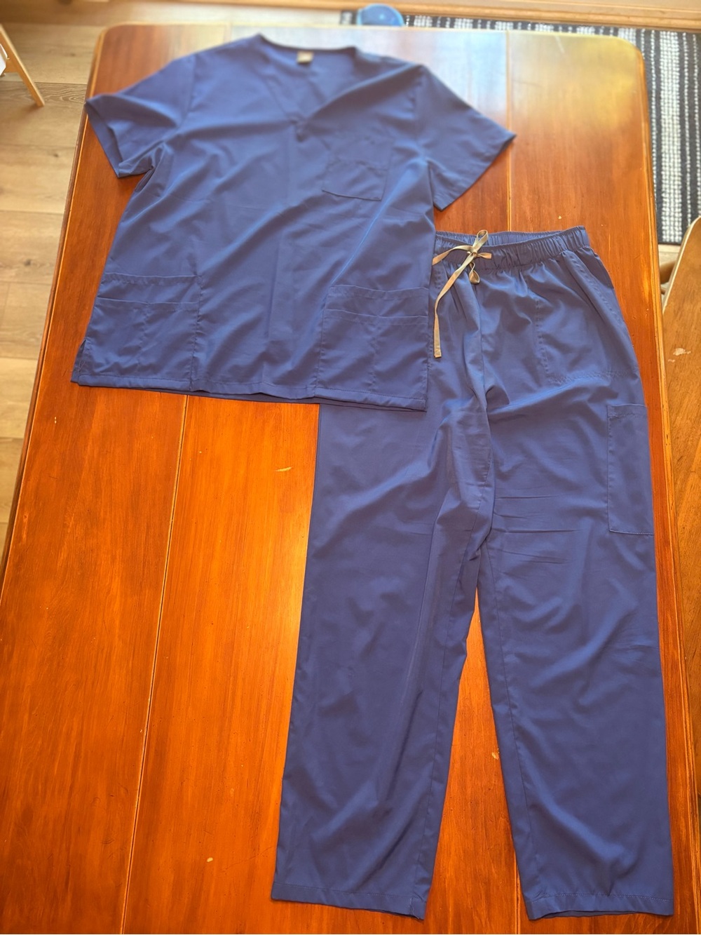 Women’s Classic Blue Scrub Set